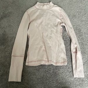 Free people pink mockneck